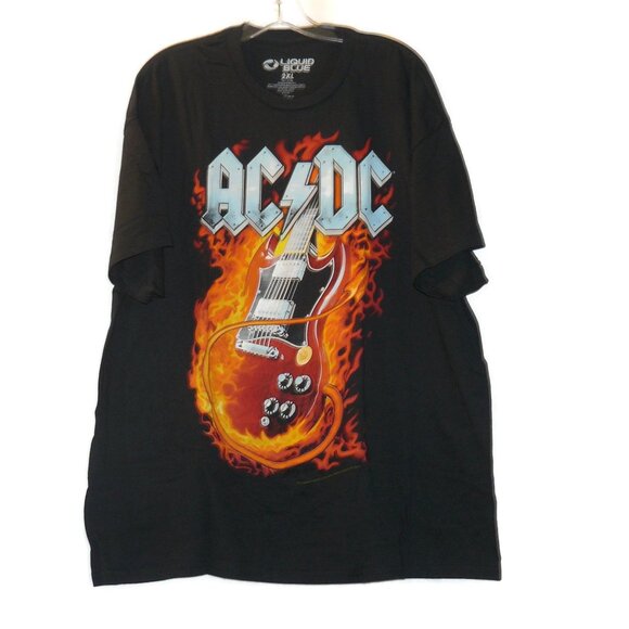 ACDC Thunderstruck Black T-Shirt Sizes L, XL, 2XL - Picture 3 of 4